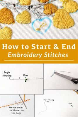 how to start an embroidery stitch and why do we need to know the history of embroidery?