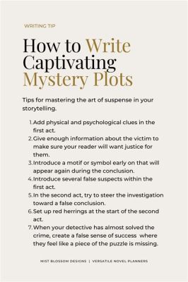 How to Write a Mystery Novel Outline: Tips and Views from a Writing Master